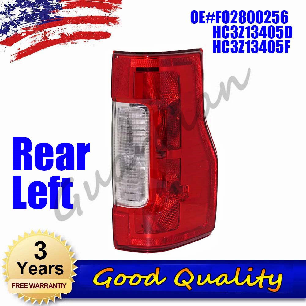 1PC Rear Left Tail Light Without LED w/o Blind Spot w/o LED for Ford F250 17-19