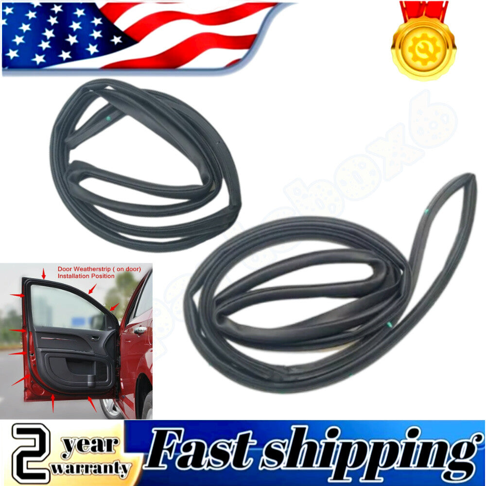 2-Piece Front L  R Opening Weatherstrip Sealing for Honda CR-V 2002-2006