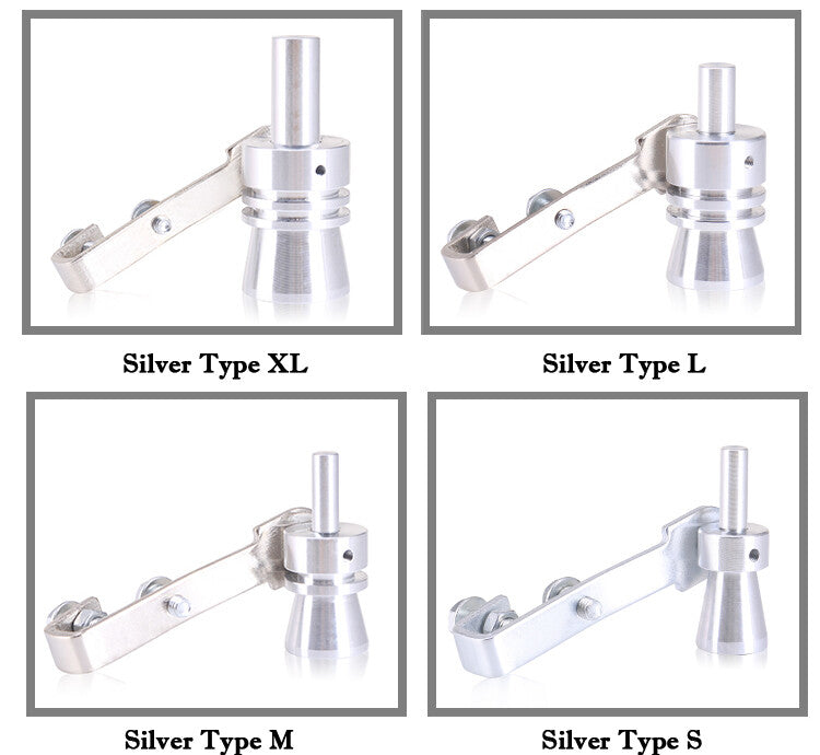 Car polishing turbine whistle pipe sound muffler blow valve simulator whistling