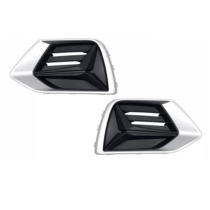 2-Pack for Audi Q3 2019 - 2022 ABS Front Bumper Grille Fog Light Covers