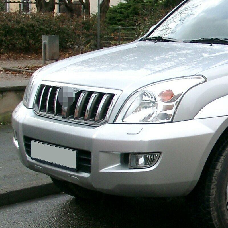 Transparent front bumper fog lights for Toyota for Land Cruiser Prado 120 2002-2009