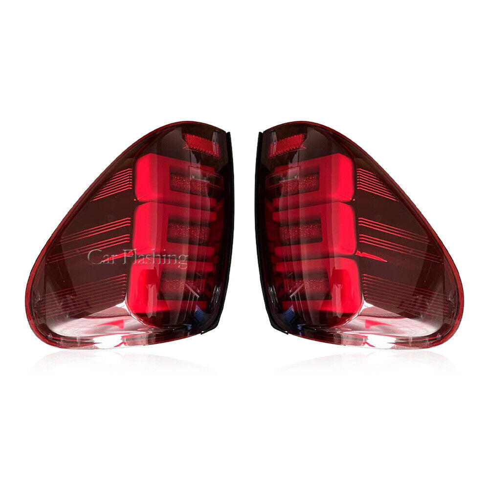 for Mitsubishi L200 Triton 2005-2014 Red Lens 2x LED Rear Tail Light Brake Lamp