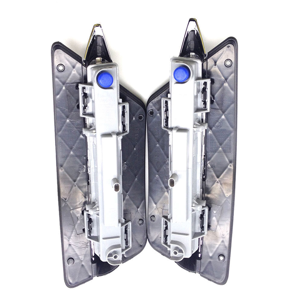 2X LR Front Bumper Grill Molding LED Fog Light DRL for Mercedes C-Class 12-14