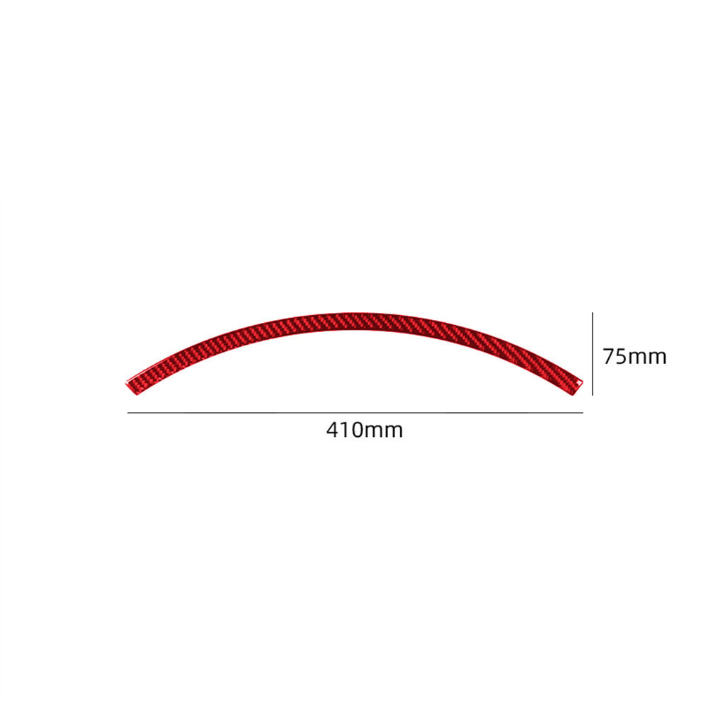 Red Carbon Fiber Inner Dashboard Panel Decorative Trim for Ford F150 FX4 2004-08