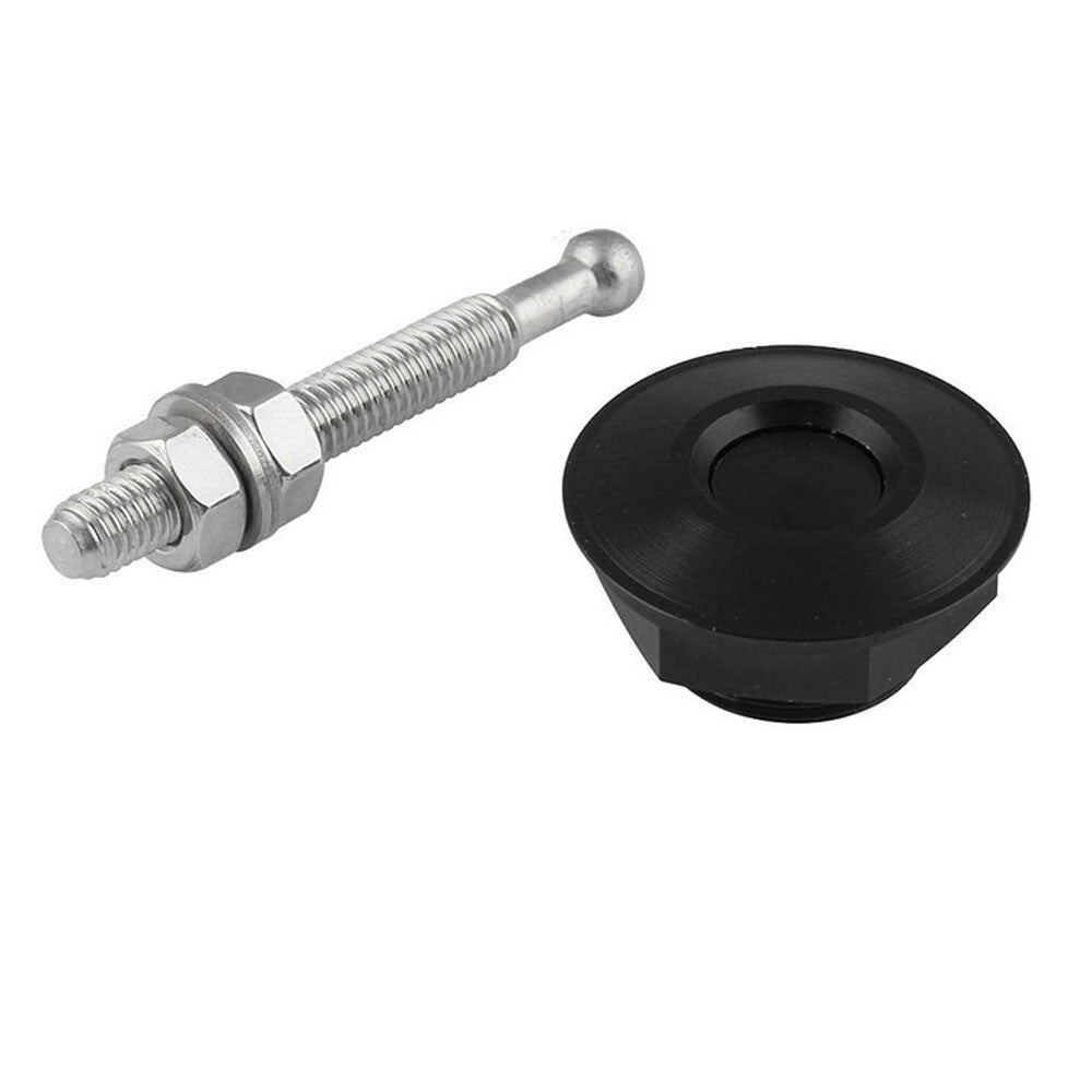 Car Aluminium Latch for Mini Push Button Hood Pin Lock Decorate Quick Release Bumper