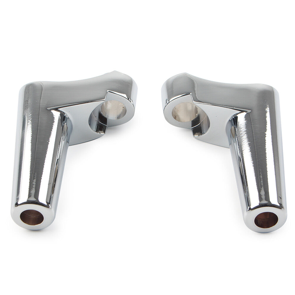 Front Turn Signal Mounts Relocation Kit Fit for Harley Dyna Sportster XL883N Chrome