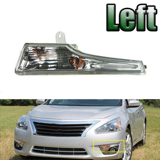 Left Plastic Lens Turn Signal Light Indicator light for Nissan Altima 2013-2016