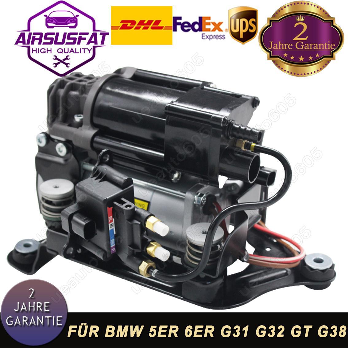 for BMW 5/6 Series G31 G32 GT G38 16-23 Compressor Air Suspension with Valve Block