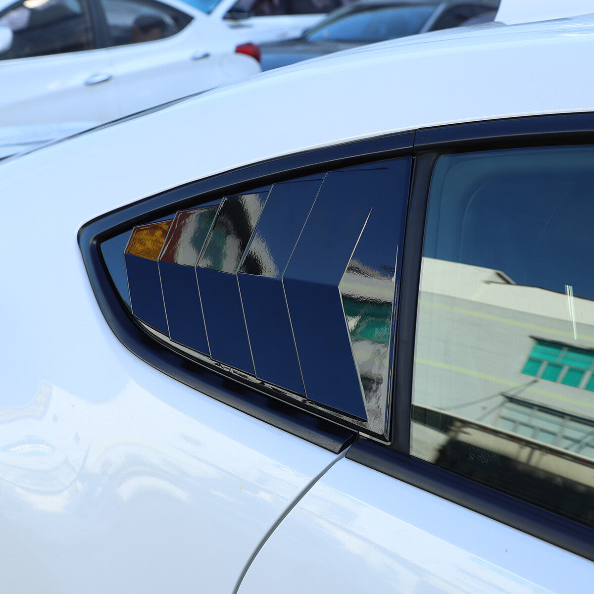 Carbon fiber ABS door motor switch button trim for Corvette C7 14-17 USA