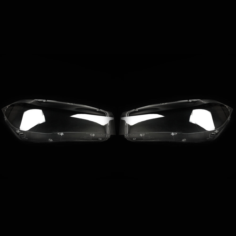 2x Front Headlight Lense Cover for BMW X5 F15 X6 F16 2014-2018 Headlamp Clear