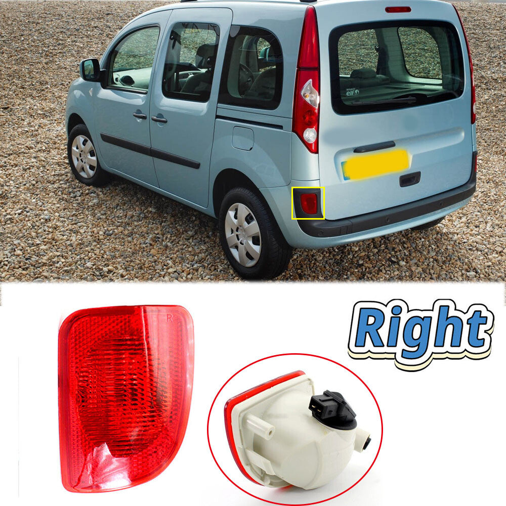 for RENAULT KANGOO 2008-2018 Rear Right Bumper Light Reflector Brake Fog Lamp