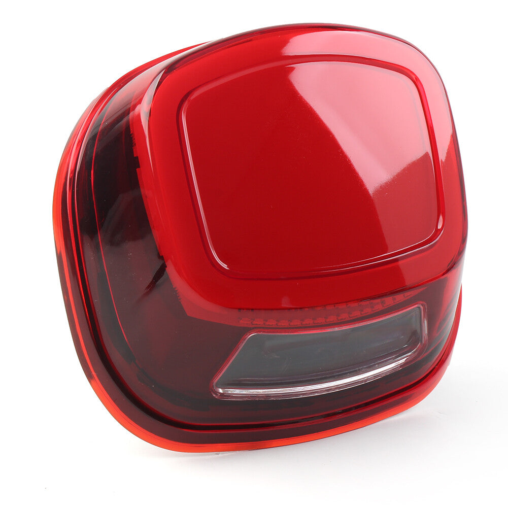 LED Rear Brake Tail Light Red Lens for Harley Touring Softail Dyna Sportster po