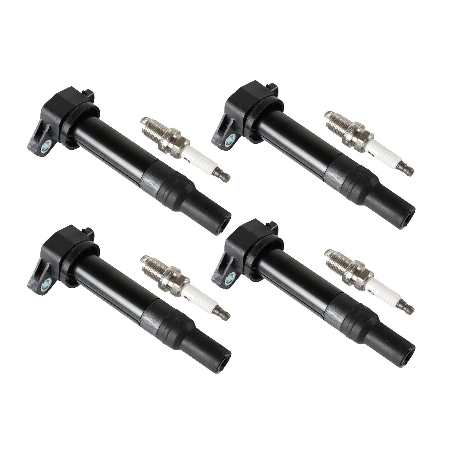 4X Ignition Coil  Platinum Spark Plug For 2006-11 for Hyundai Accent for Kia Rio UF499
