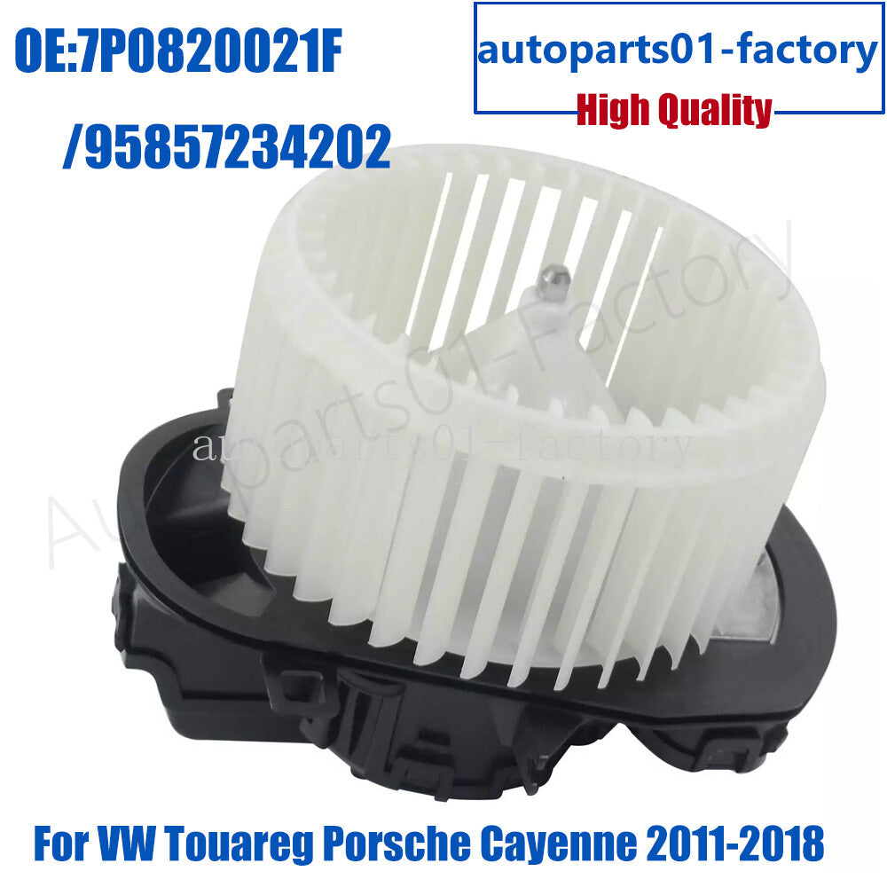 A/C Heater Blower Motor w/ Resistor for VW Touareg for Porsche for Cayenne 2011-2018