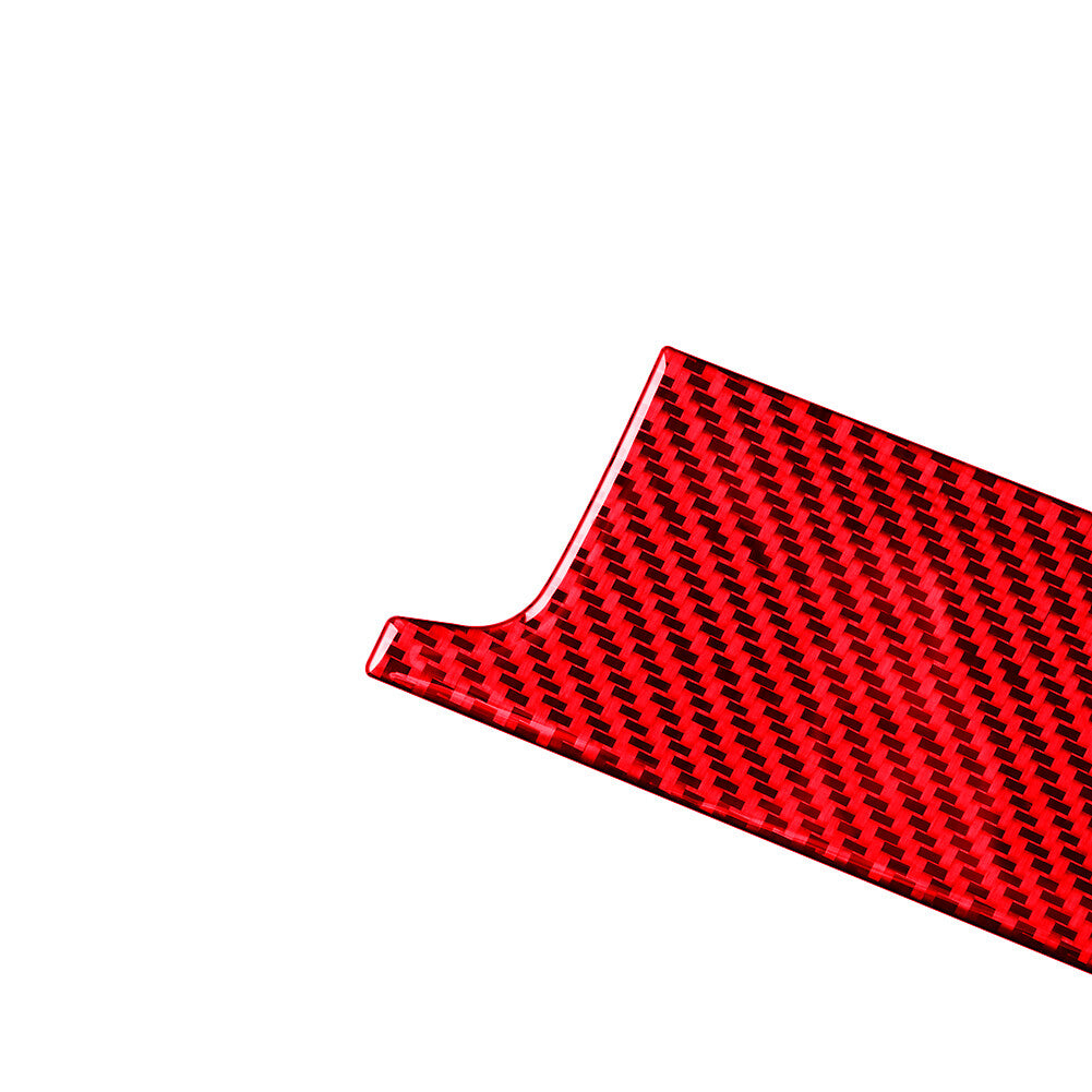 Red Carbon Fiber Interior Door Handle Cover Trim for Toyota 4Runner 2010-2020