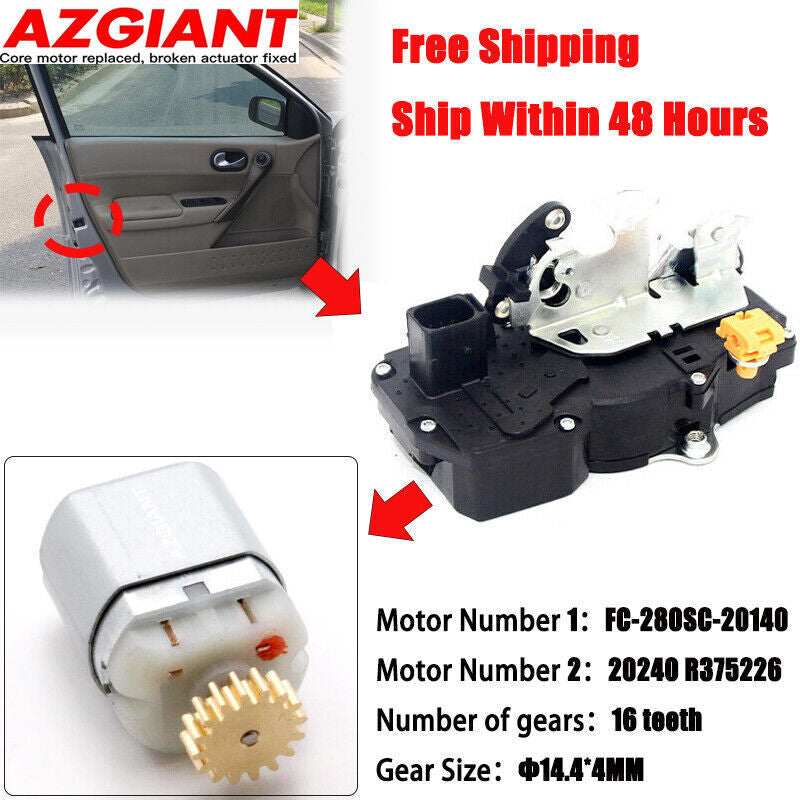 16-tooth central latch actuator door lock motor suitable for Renault Megane 95-04