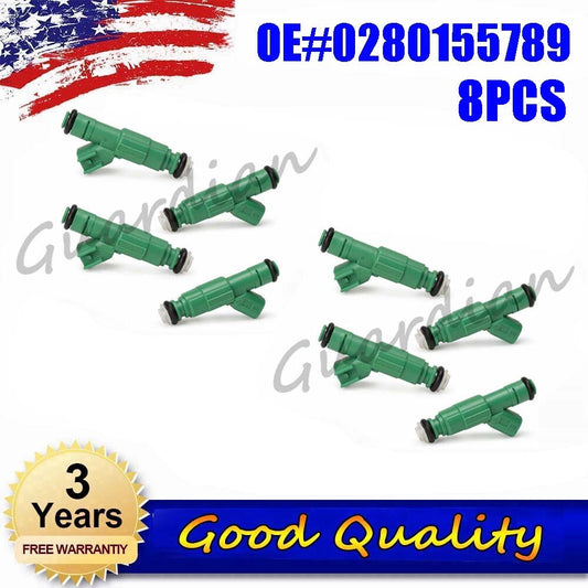 0280155789 8PCS NEW Upgrade Fuel Injectors Replacement for Dodge for Ram Dakota