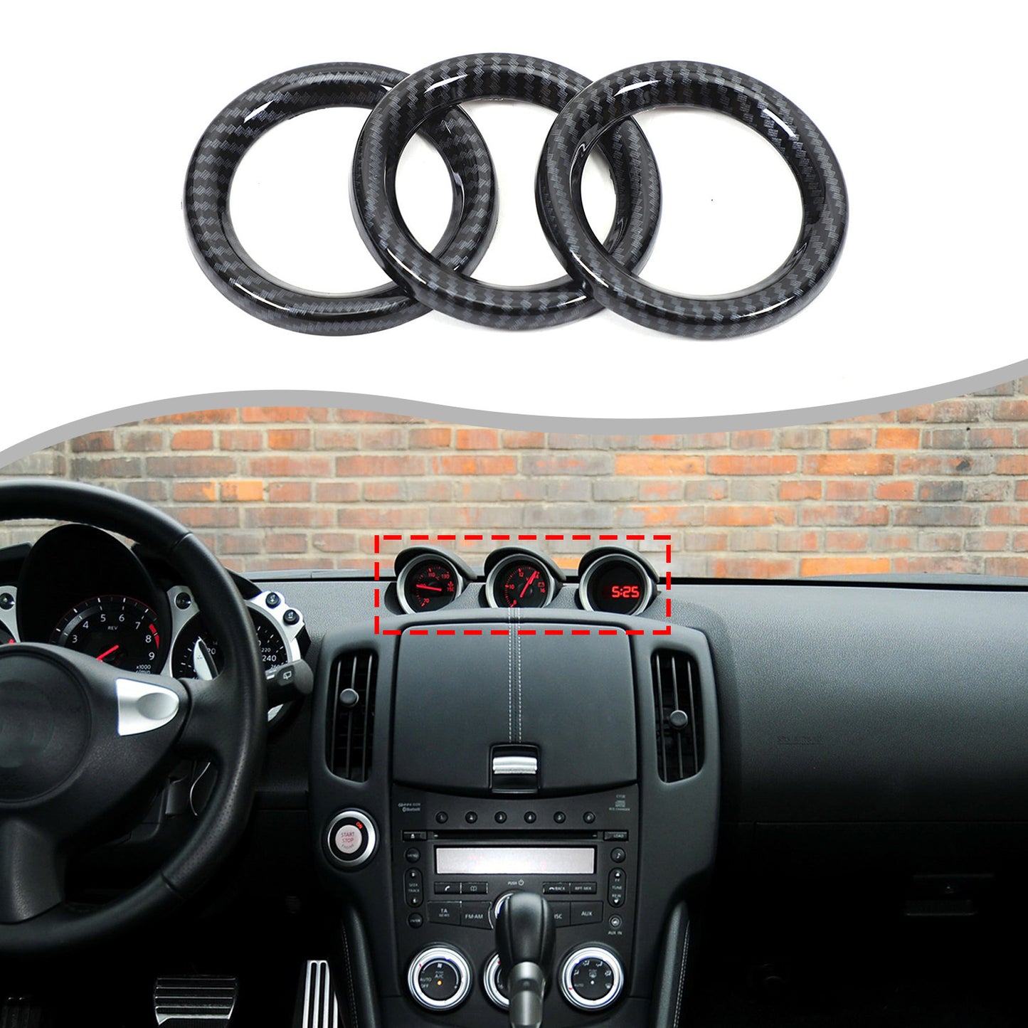 ABS Black Glove Box Divider Storage Panel Trim for Toyota 86/ for Subaru BRZ 2022+