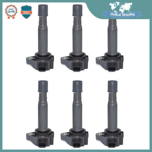 6 Ignition Coils for Honda Odyssey Accord Pilot for Acura MDX RLX 3.5L 305205G0A01