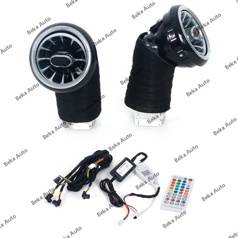 2 LED Front Air Conditioning Vents for Mercedes-Benz C-Class W204 2011-2013