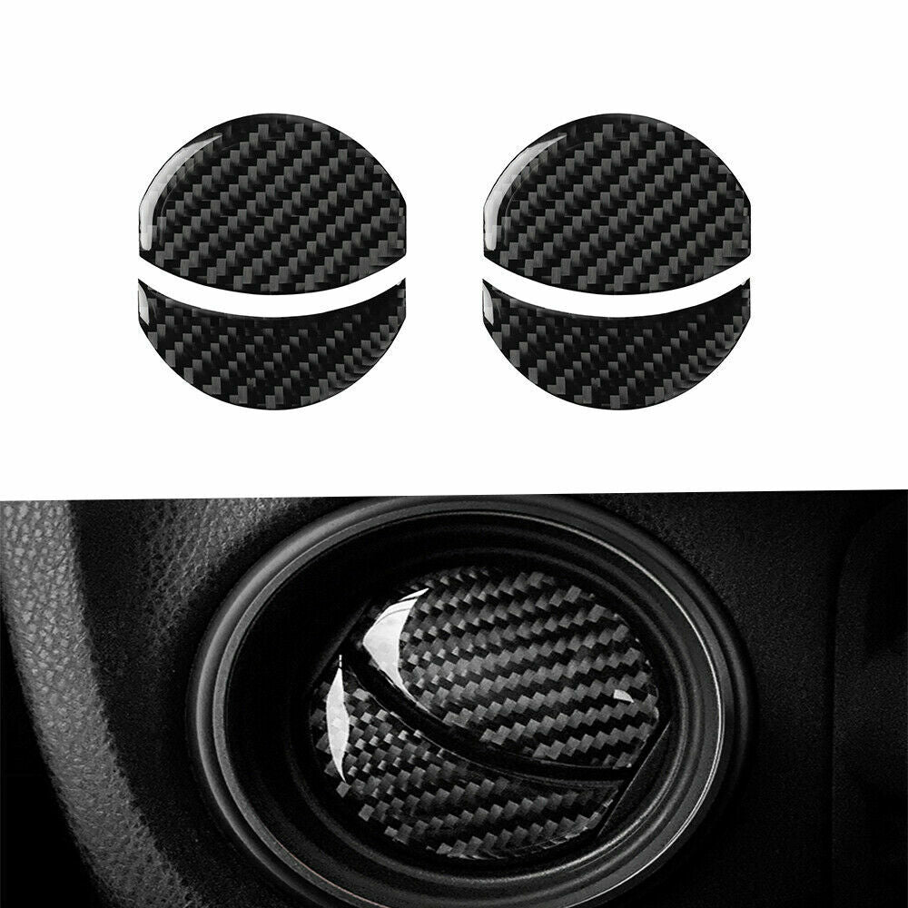 Carbon fiber console vent socket protective cover for Toyota 86 2013 - 20