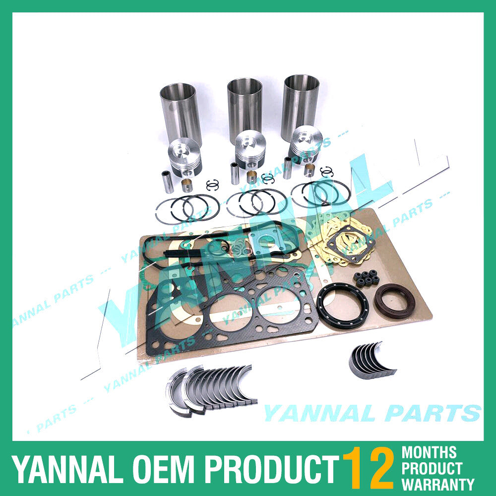 K3E-DI Overhaul and Rebuild Kit with Full Washer Bearing Kit for Mitsubishi Engines