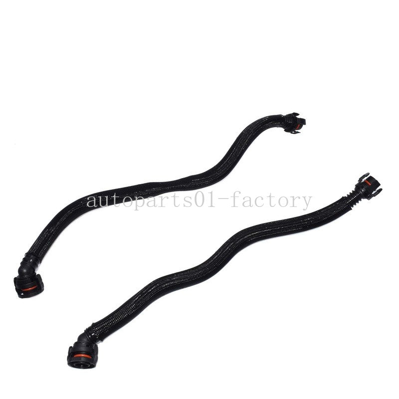 4PCS Left+Right Crankcase Vent Pipe for BMW 550i 650i 750i 750Li X5 X6 B7