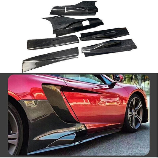 Carbon fiber side skirts and side skirt lips are suitable for McLaren MP4-12C 650S to 675LT