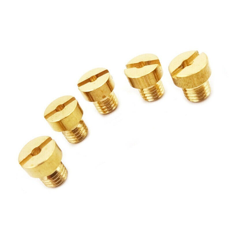 5 Carburetor Jets 60/65/70/75/80 For Motorized Bike Racing Carb 50cc/60cc/80cc