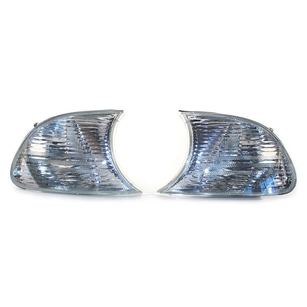 Front Turn Signal Light With White Lens Fit for BMW E46 3-Series 2DR 2000-2001