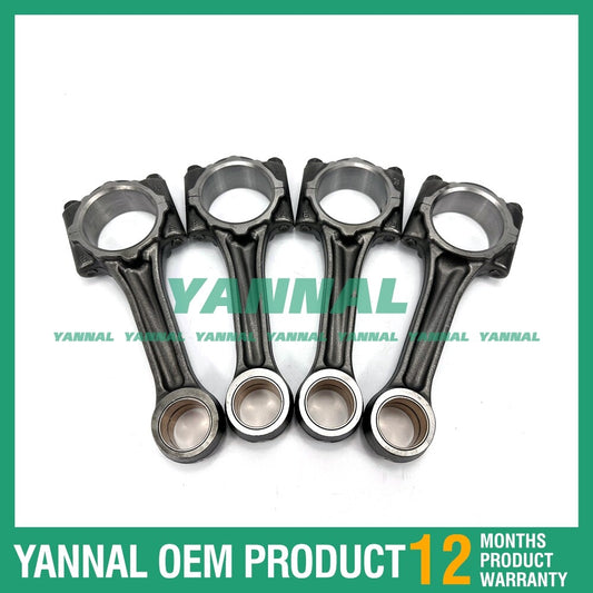 4-Piece Connecting Rod STD for Kubota V3800 V3800-DI V3800-DI-T Bobcat Engines