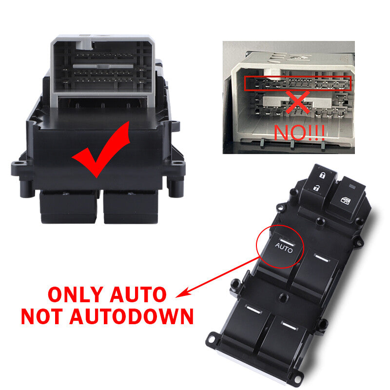 Left Front Driver Master Power Window Switch For 2013-2016 for Honda Accord Sedan