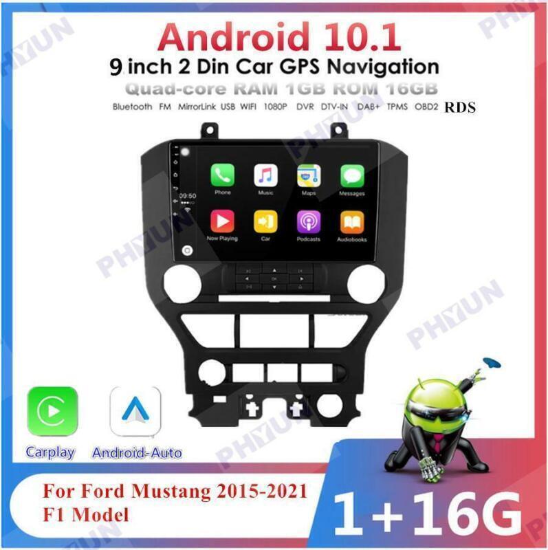 1+16GB Car Stereo Radio GPS WIFI 9 Android 10.1 for FORD for Mustang 2015-2021 F1 Model