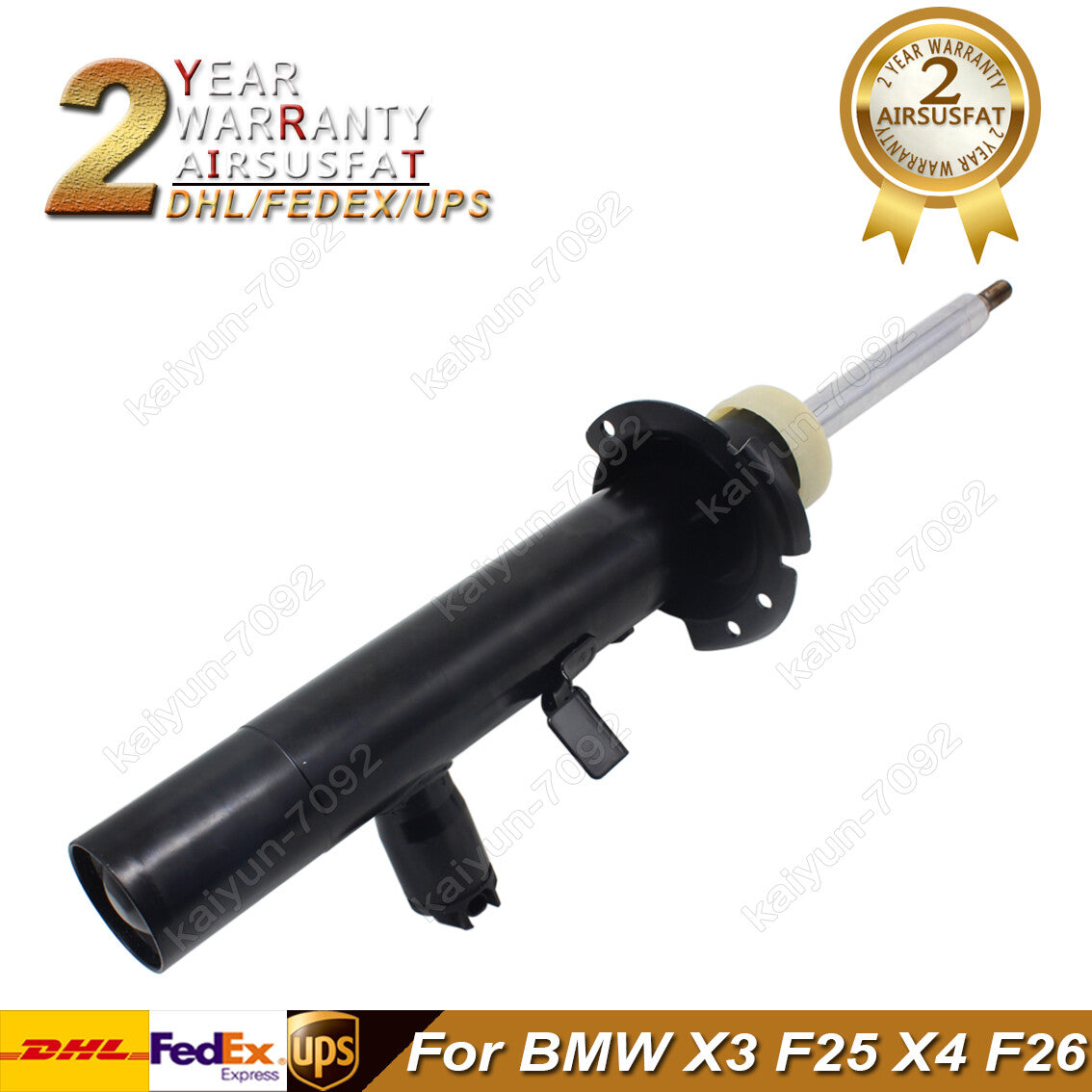 for BMW X3 F25 W/Sensor Front Left Air Suspension Shock Absorbers 37126797025