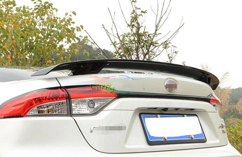for Toyota for Corolla Sedan 2019-2022 Black Rear Trunk Spoiler Splitter Wing Lip