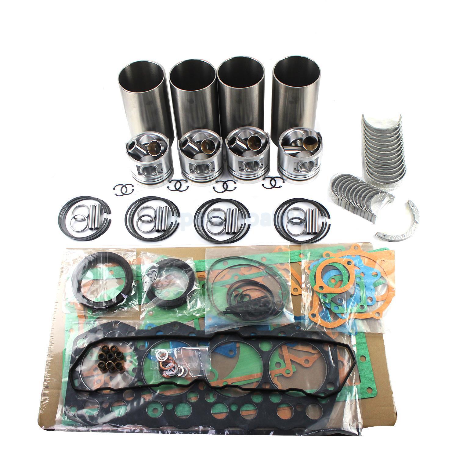 C3.4-T Engine Rebuild kit w/ Crankshaft Conrod Gasket Piston Bearings For CAT