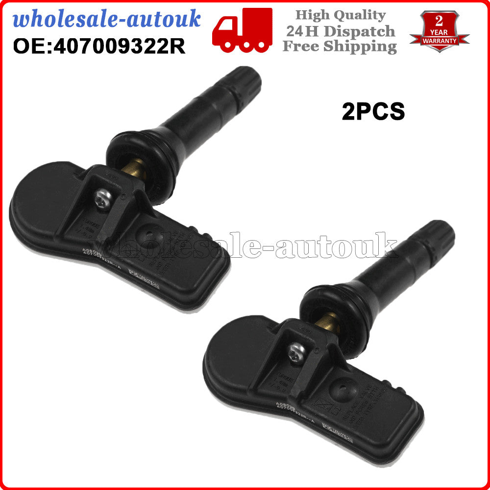2PCS Tpms Tire Pressure Sensor for Renault Captur MK1 J5 2013 - 2025 407009322R