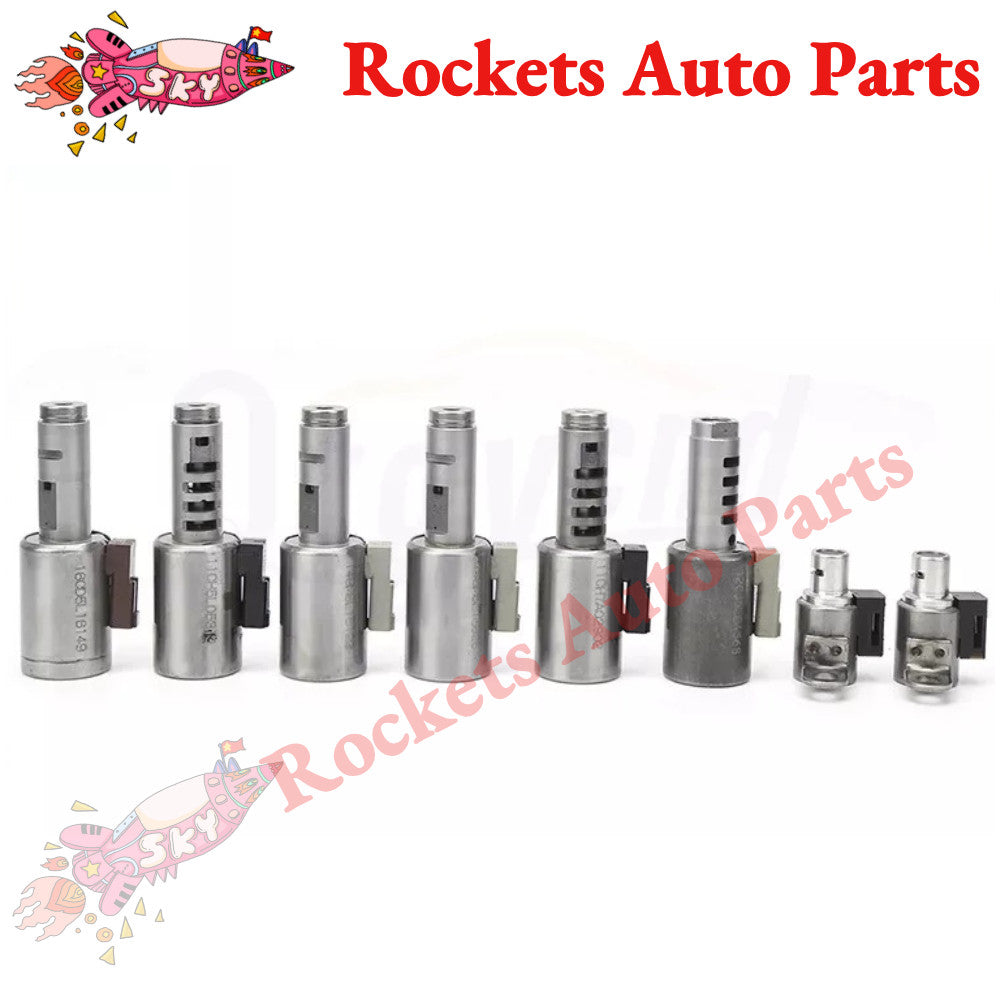 8PCS TF81SC Transmission Solenoid Kit for Ford for Lincoln for Land Rover for Mercury for Mazda