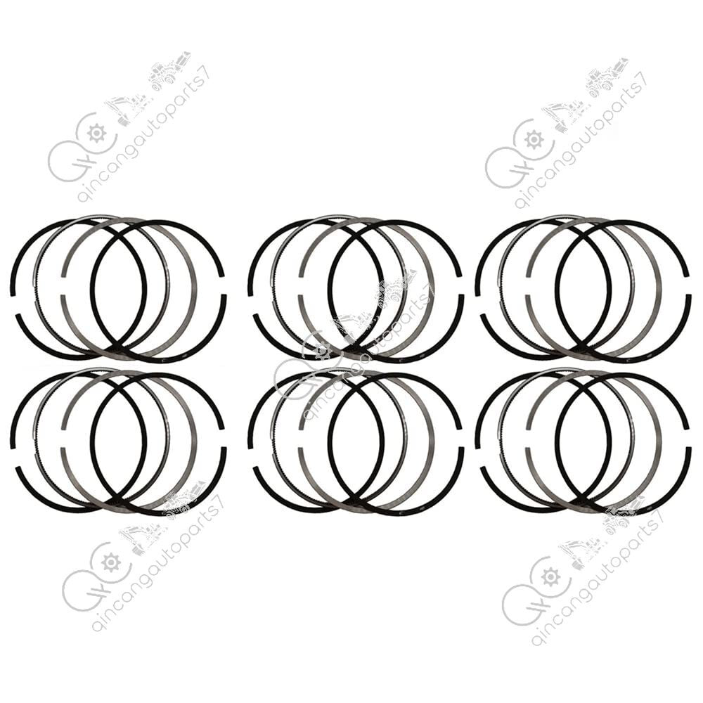 6sets Piston Rings for NT855 NTA855 NH855 5.500 3801056