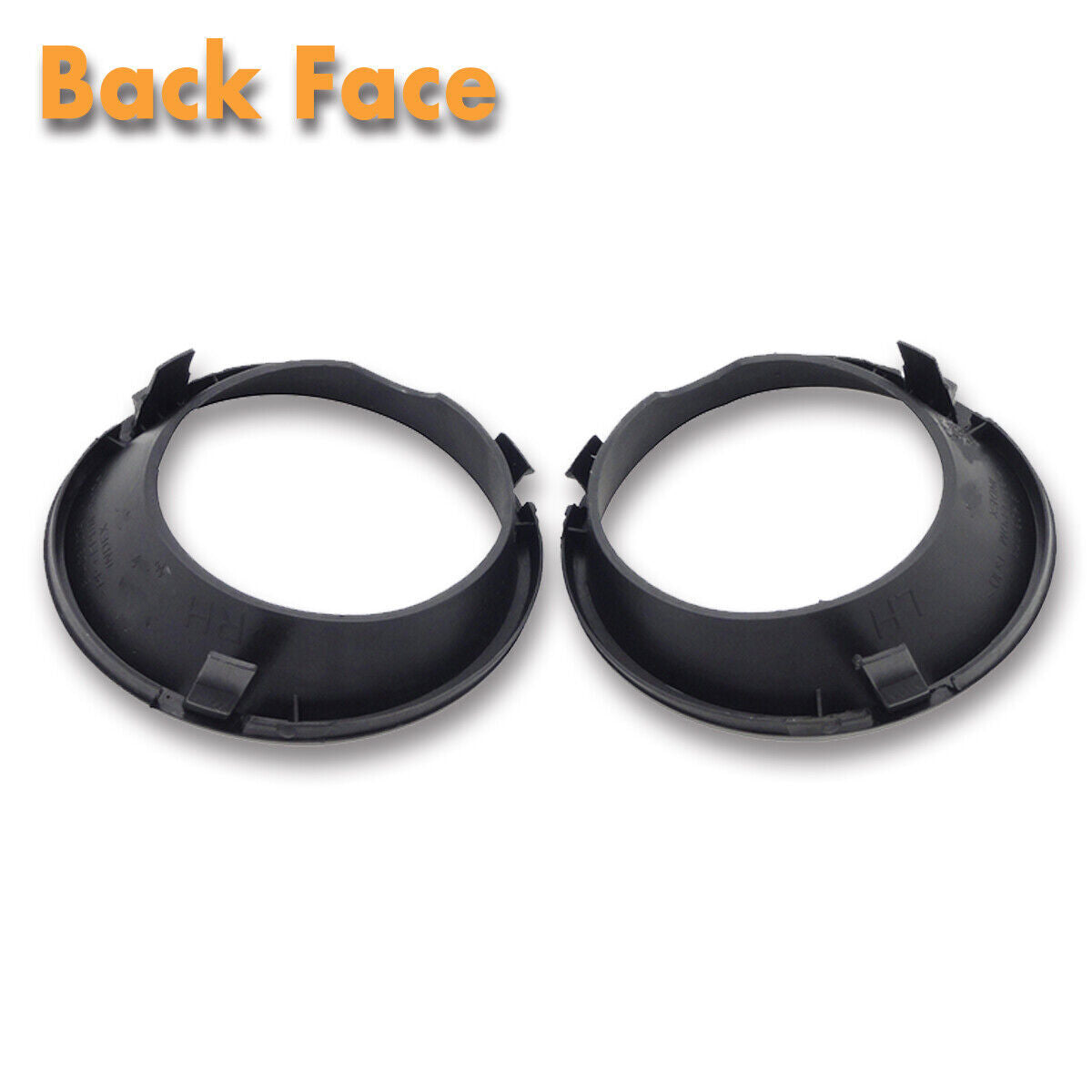 2PCS Front Fog Light Lamp Cover Bezel Trim Ring for BMW X5 E53 1999-2004