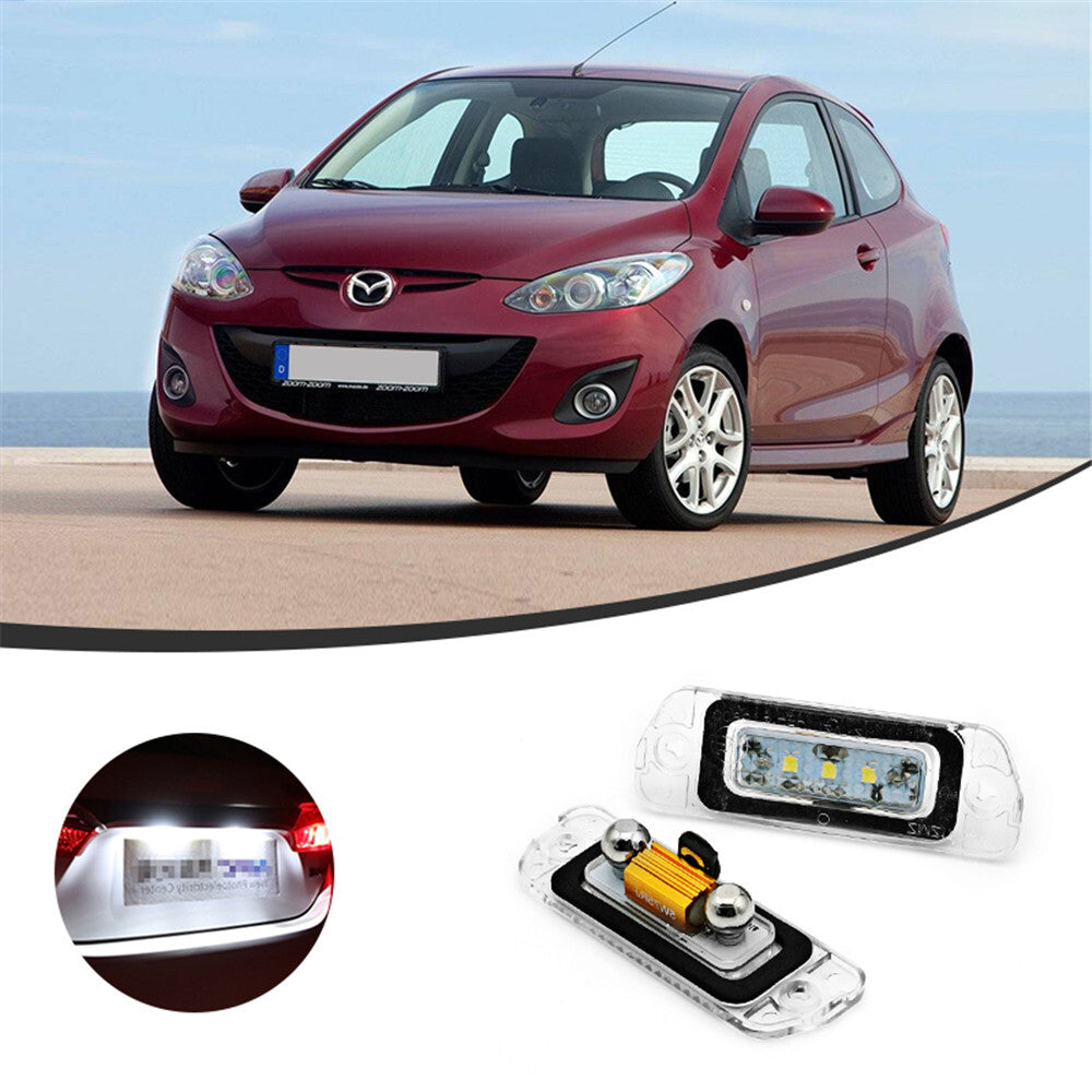 2X LED Number License Plate Light Lamp for Mercedes Benz ML Class W164 2005-2011