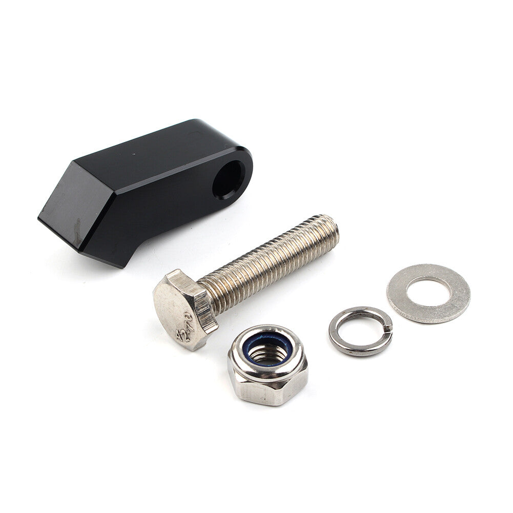 Black Headlight Mounting Block Bracket for Harley Custom Headlight Mount