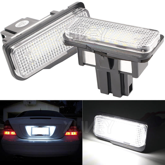 2 LED License Plate Light For MercedesBenz E-Class CLK W211 S211 2002-2008