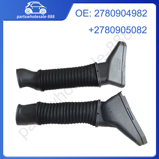 2Pcs Air Intake Hose LeftRight for Mercedes-Benz S550 S63 AMG 4.6L 5.5L 2014-17
