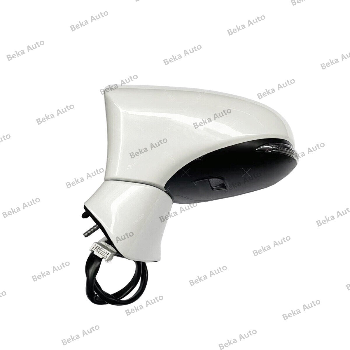 Applicable to 2013-2014-2018 for Lexus ES350, left white view, power door mirror with heating and lights.