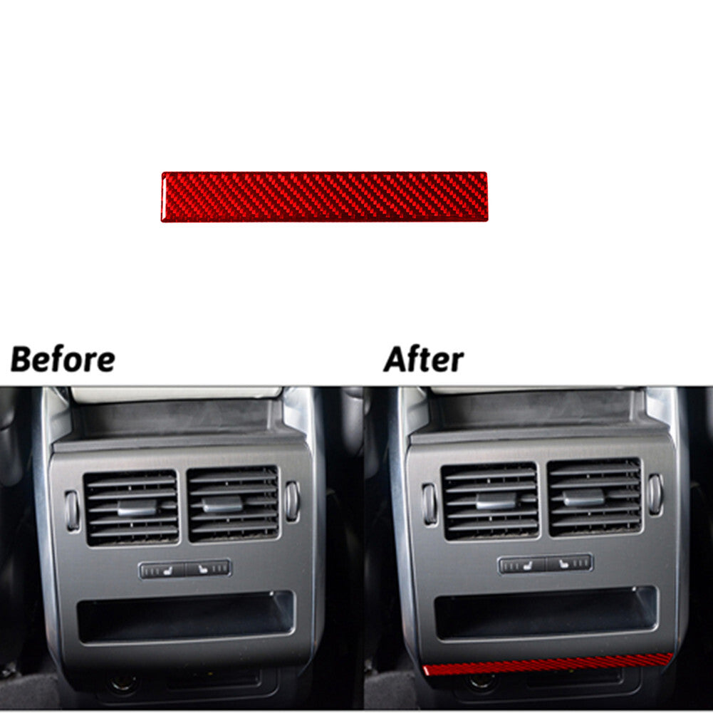 Red Carbon Fibre Rear Vent Under Panel For Land for Range Rover Sport
