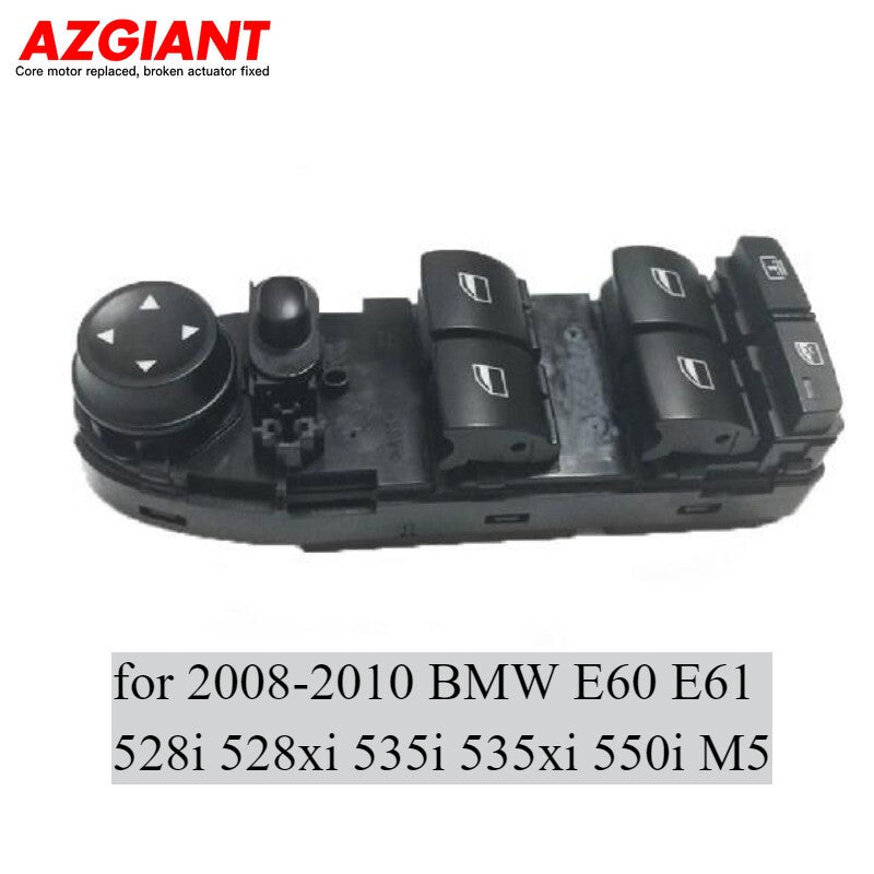Front Left Driver Side Window Switch 61319122112 for 2008-2010 for BMW E60 E61