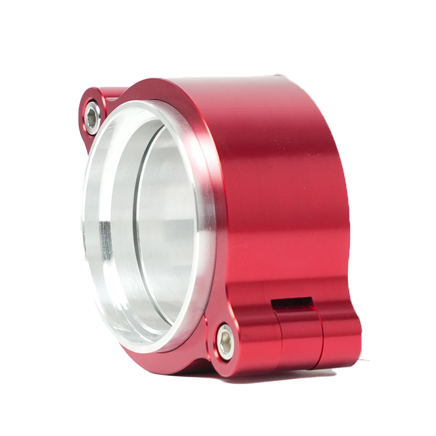 4 101mm Aluminum Quick Release V-Band Clamp for Intake Intercooler Pipe Red