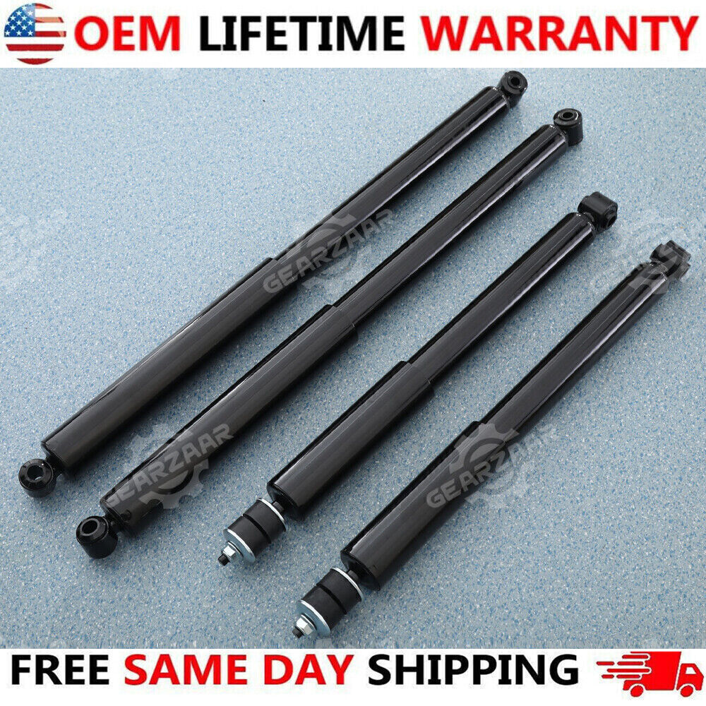 4 Front Rear Shock Absorbers Assembly for Ford F250 F350 Super Duty 4WD