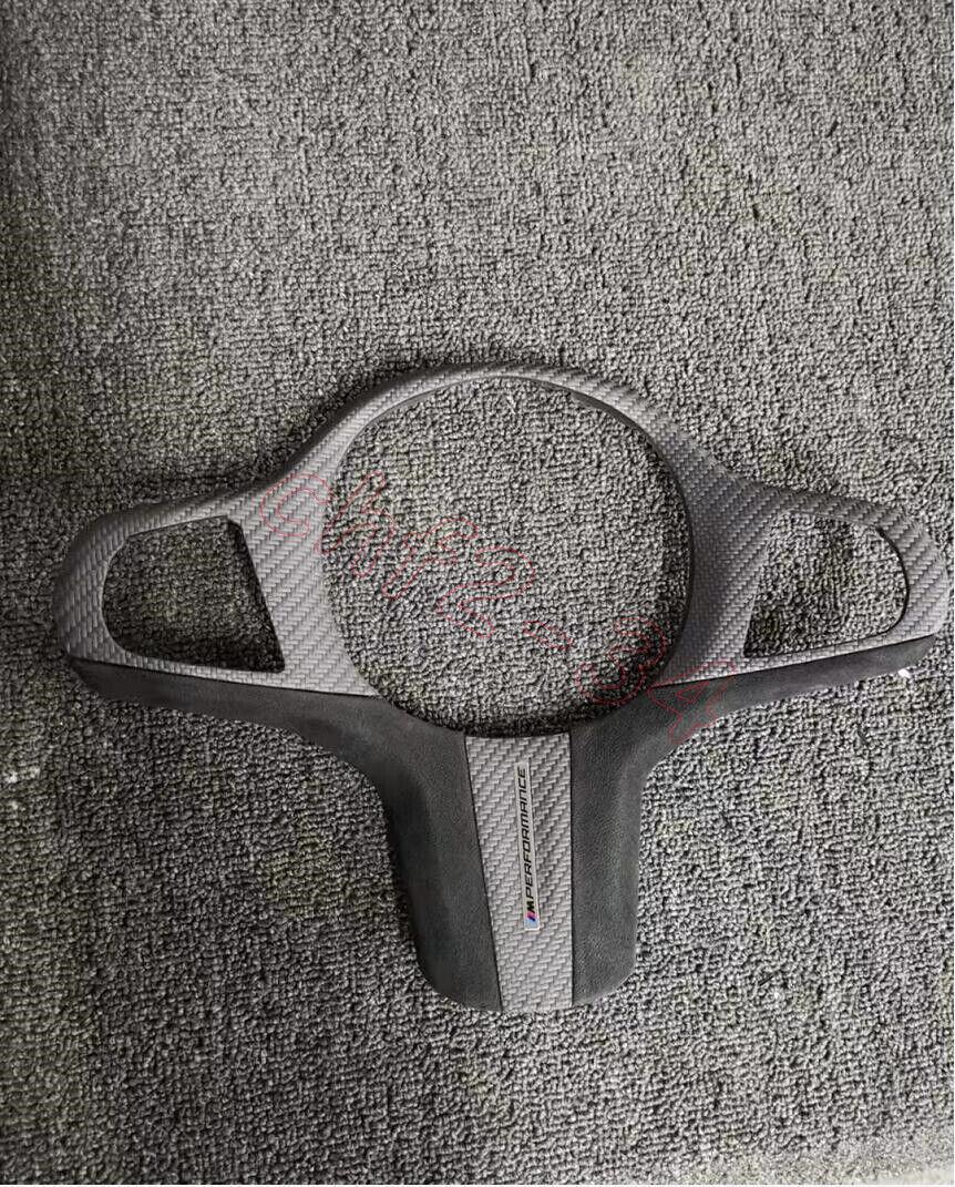 Dry carbon fiber Steering wheel cover trim for BMW X3 X3M G01 X4 X4M G02